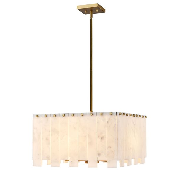 Z-Lite Rubbed Brass Viviana 4-Light Pendant