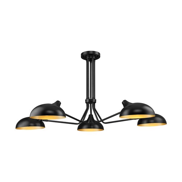 Z-Lite Contemporary/Modern Bellamy 5-Light Semi Flush Mount