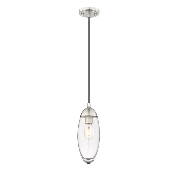 Z-Lite Brushed Nickel Arden 1-Light Pendant