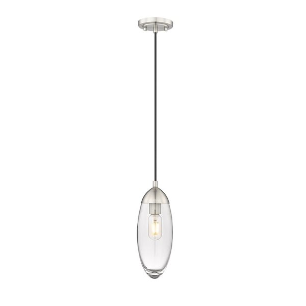 Z-Lite Brushed Nickel Arden 1-Light Pendant