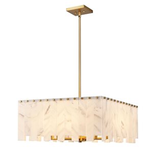 Z-Lite Rubbed Brass Viviana 8-Light Pendant