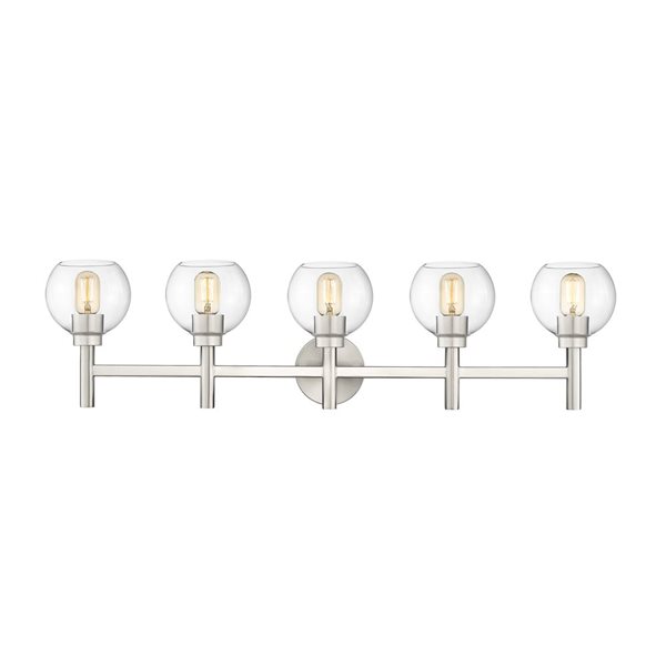 Z-Lite Brushed Nickel Sutton 5-Light Vanity