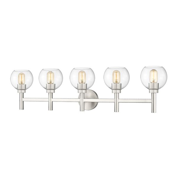 Z-Lite Brushed Nickel Sutton 5-Light Vanity