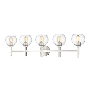 Z-Lite Brushed Nickel Sutton 5-Light Vanity