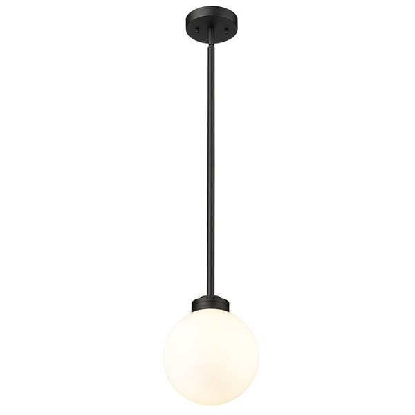 Z-Lite Black Laurent 1-Light Outdoor Pendant