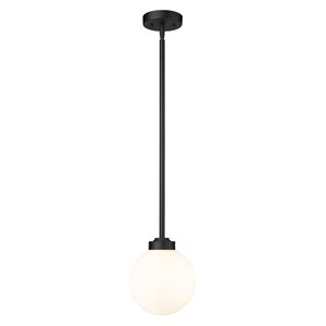 Z-Lite Black Laurent 1-Light Outdoor Pendant