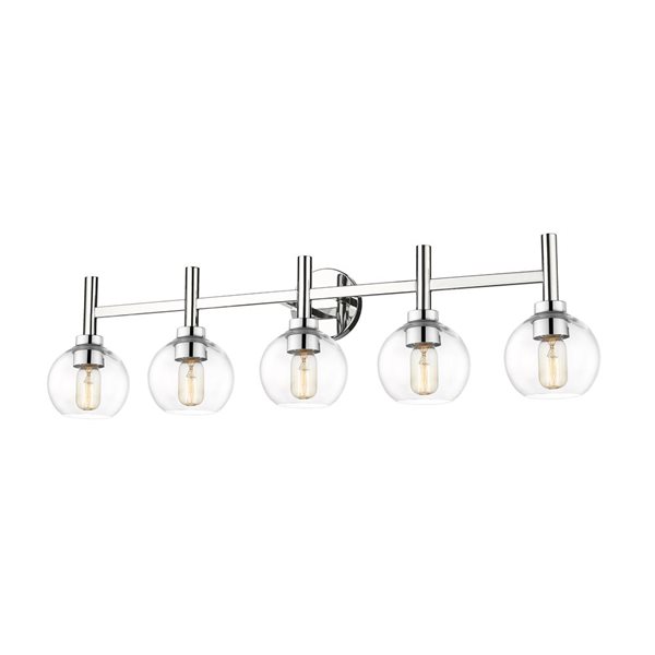 Z-Lite Chrome Sutton 5-Light Vanity