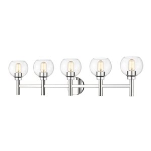 Z-Lite Chrome Sutton 5-Light Vanity