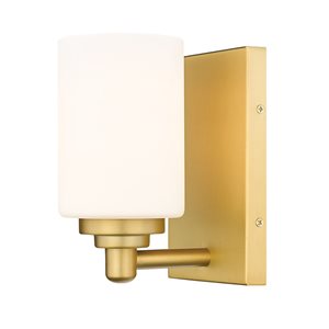 Z-Lite Brushed Gold Soledad 1-Light Wall Sconce