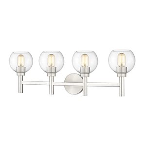 Z-Lite Brushed Nickel Sutton 4-Light Vanity