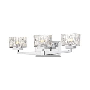 Z-Lite Chrome Rubicon 3-Light Vanity