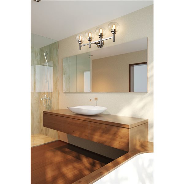 Z-Lite Chrome Sutton 4-Light Vanity