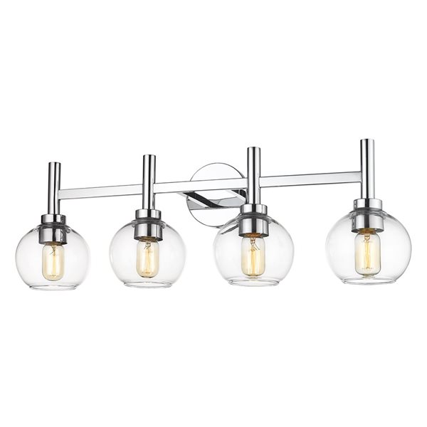 Z-Lite Chrome Sutton 4-Light Vanity