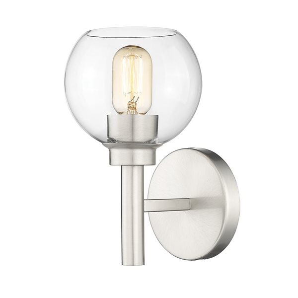 Z-Lite | Brushed Nickel Sutton 1-Light Wall Sconce | Rona