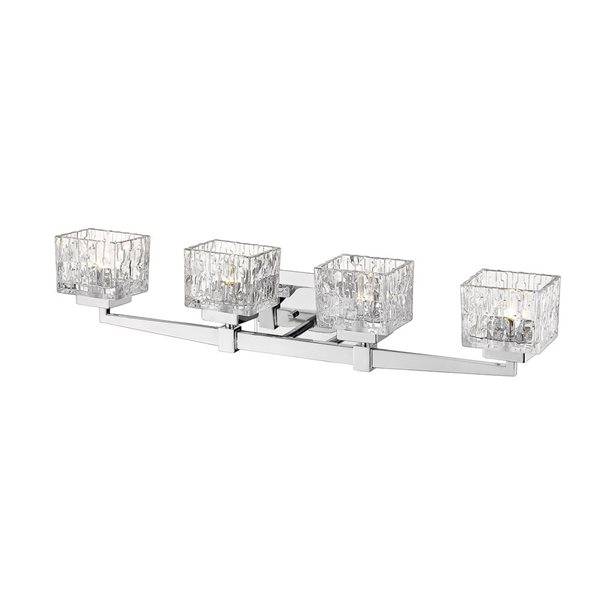 Z-Lite Chrome Rubicon 4-Light Vanity