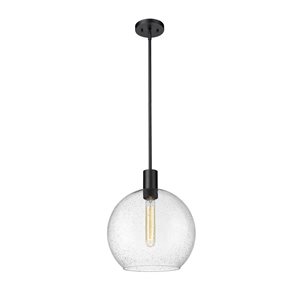 Z-Lite Matte Black Margo 1-Light Pendant