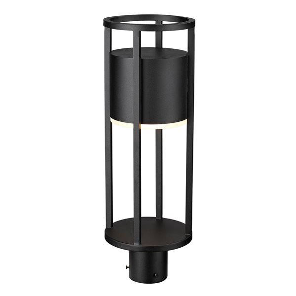 Z-Lite Black Luca 1-Light Outdoor Post Mount Fixture