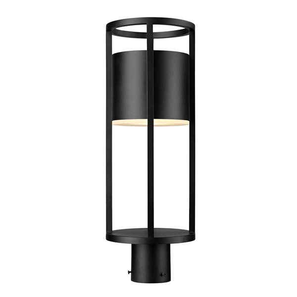 Z-Lite Black Luca 1-Light Outdoor Post Mount Fixture