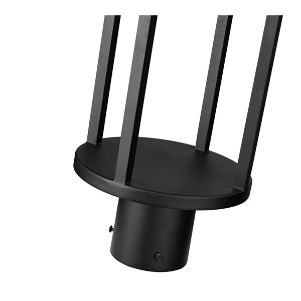 Z-Lite Black Luca 1-Light Outdoor Post Mount Fixture