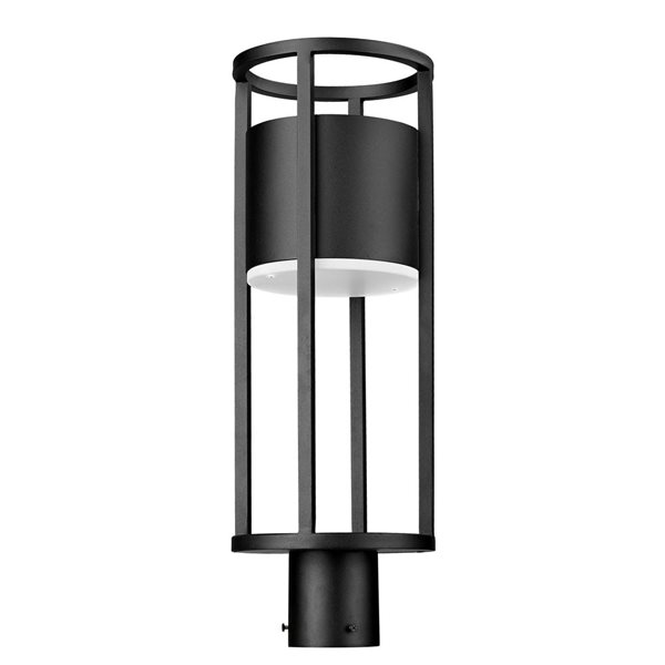 Z-Lite Black Luca 1-Light Outdoor Post Mount Fixture