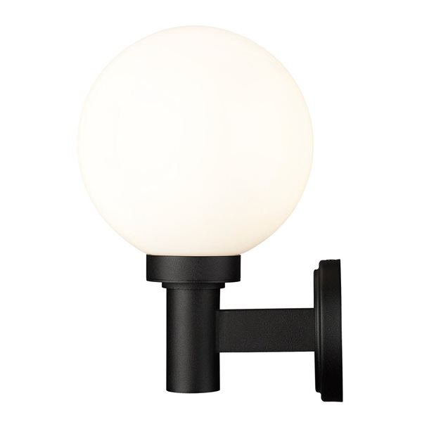 Z-Lite Black 8-in Laurent 1-Light Outdoor Wall Sconce