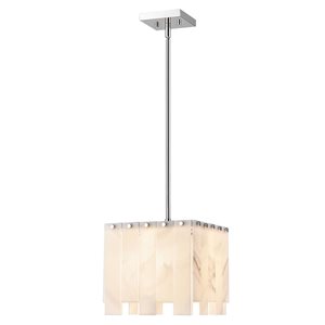 Z-Lite Polished Nickel Viviana 1-Light Pendant