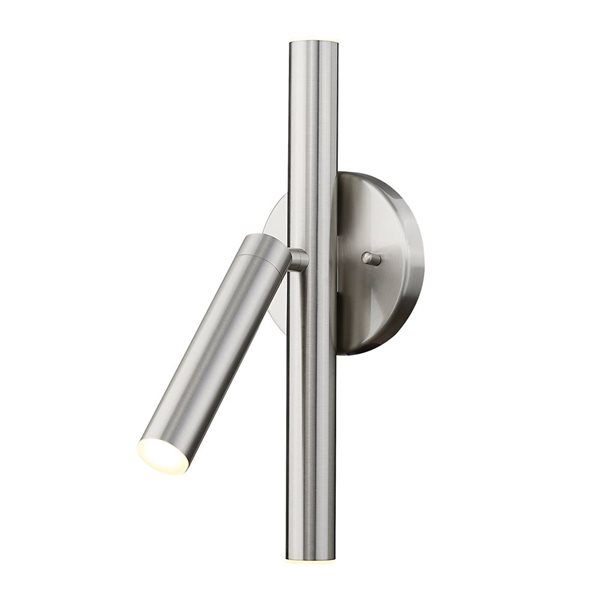 Z-Lite Brushed Nickel Forest 3-Light Wall Sconce