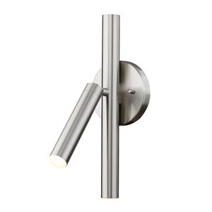 Z-Lite Brushed Nickel Forest 3-Light Wall Sconce