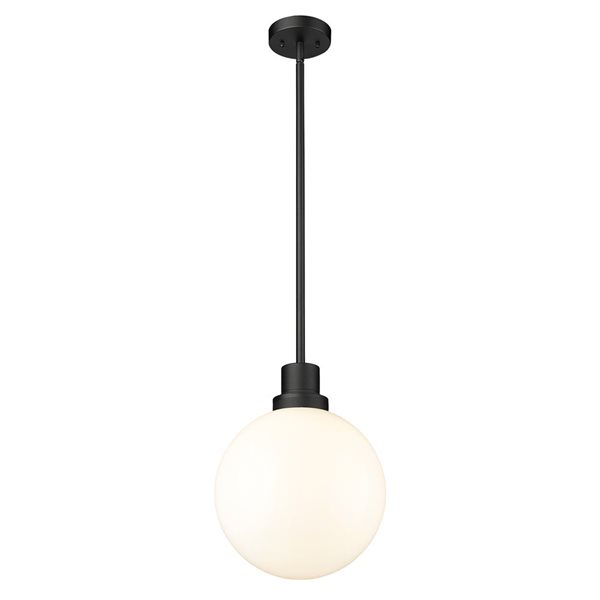 Z-Lite Black Laurent 1-Light Outdoor Pendant