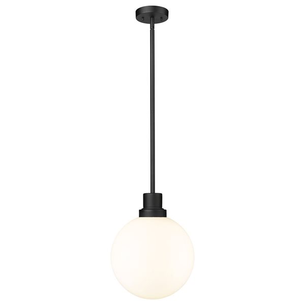 Z-Lite Black Laurent 1-Light Outdoor Pendant