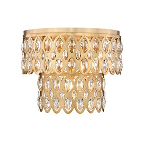 Z-Lite Heirloom Brass Dealey 5-Light Flush Mount