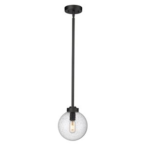 Z-Lite Black Laurent 1-Light Outdoor Pendant