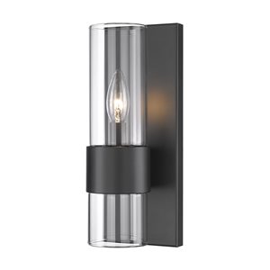 Z-Lite Matte Black Lawson 1-Light Wall Sconce