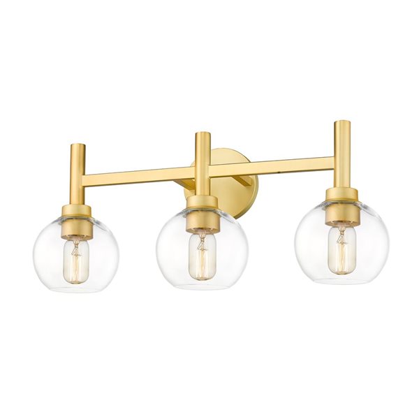 Z-Lite Brushed Gold Sutton 3-Light Vanity