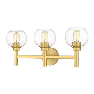 Z-Lite Brushed Gold Sutton 3-Light Vanity