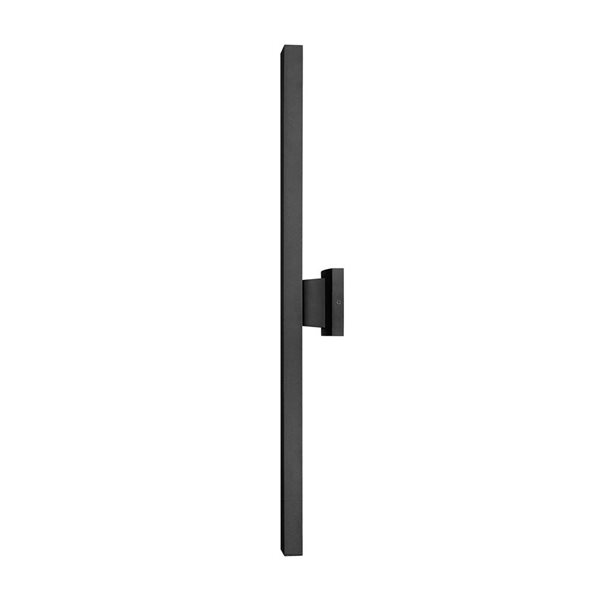 Z-Lite Black 4.5-in Edge 2-Light Outdoor Wall Sconce