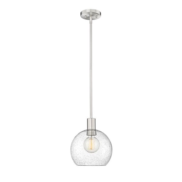 Z-Lite Brushed Nickel Margo 1-Light Pendant