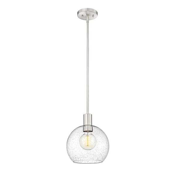 Z-Lite Brushed Nickel Margo 1-Light Pendant