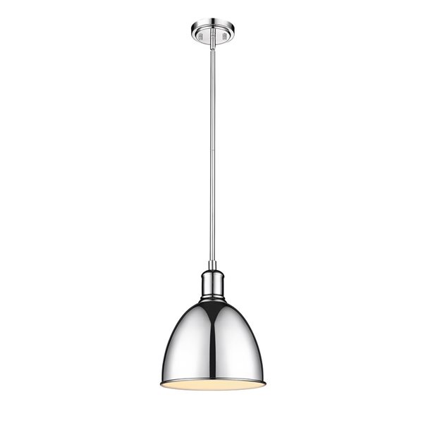 Z-Lite Chrome Sawyer 1-Light Pendant