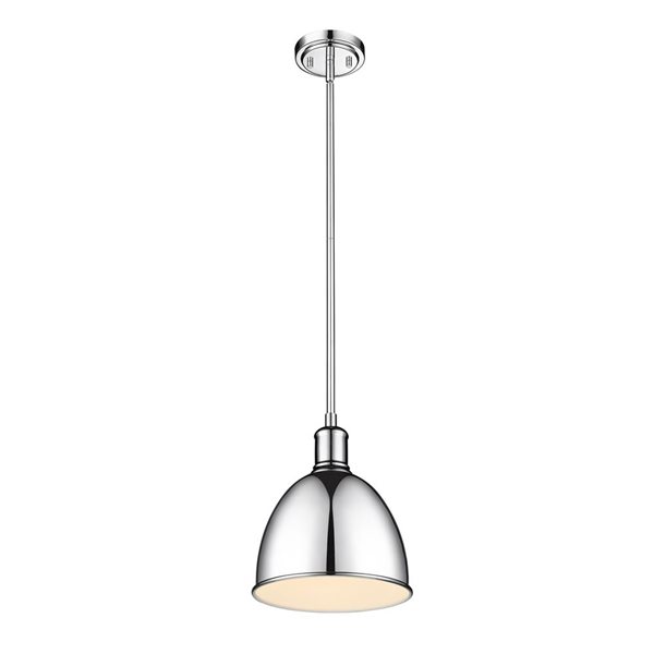 Z-Lite Chrome Sawyer 1-Light Pendant