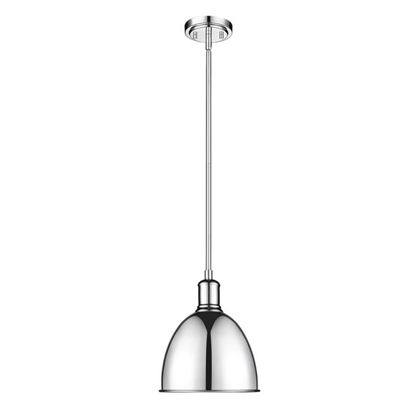 Z-Lite Chrome Sawyer 1-Light Pendant