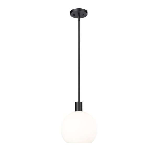 Z-Lite Matte Black Margo 1-Light Pendant