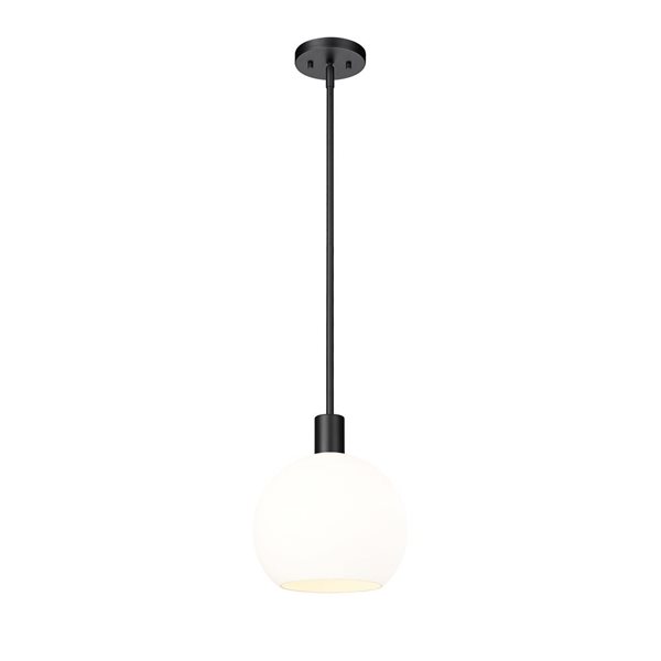 Z-Lite Matte Black Margo 1-Light Pendant