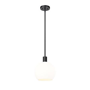 Z-Lite Matte Black Margo 1-Light Pendant