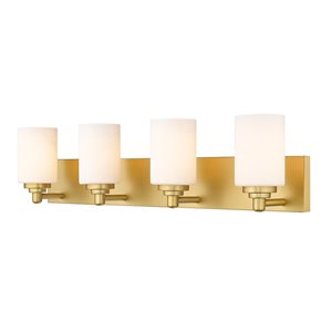 Z-Lite Brushed Gold Soledad 4-Light Vanity