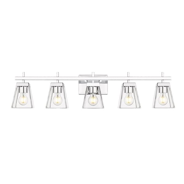 Z-Lite Chrome Lauren 5-Light Vanity