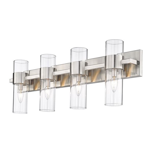 Z-Lite Brushed Nickel Lawson 4-Light Vanity