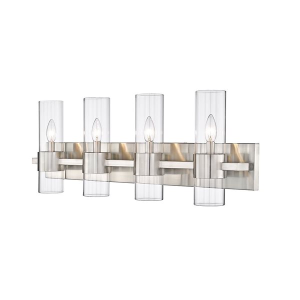 Z-Lite Brushed Nickel Lawson 4-Light Vanity