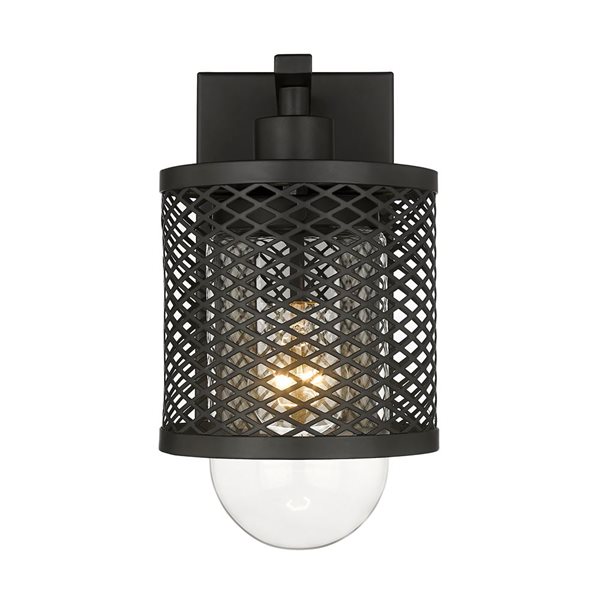 Z-Lite Matte Black Kipton 1-Light Wall Sconce