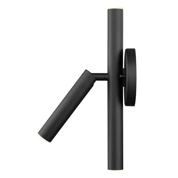 Z-Lite Matte Black Forest 3-Light Wall Sconce